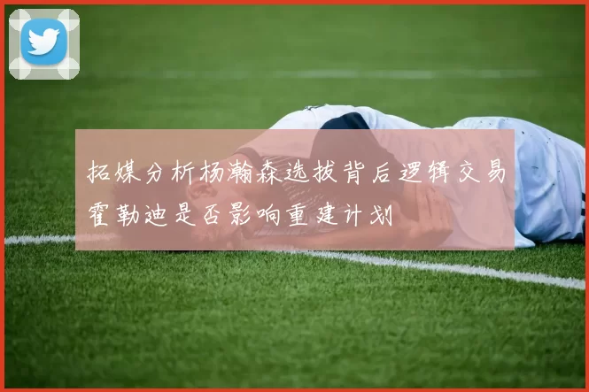 拓媒分析杨瀚森选拔背后逻辑交易霍勒迪是否影响重建计划